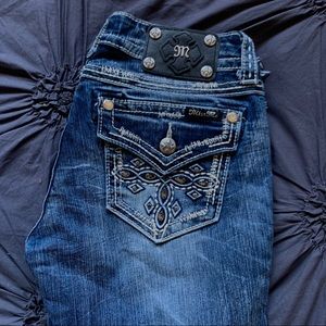 Miss Me Size 27 Length Regular Boot Cut Jeans